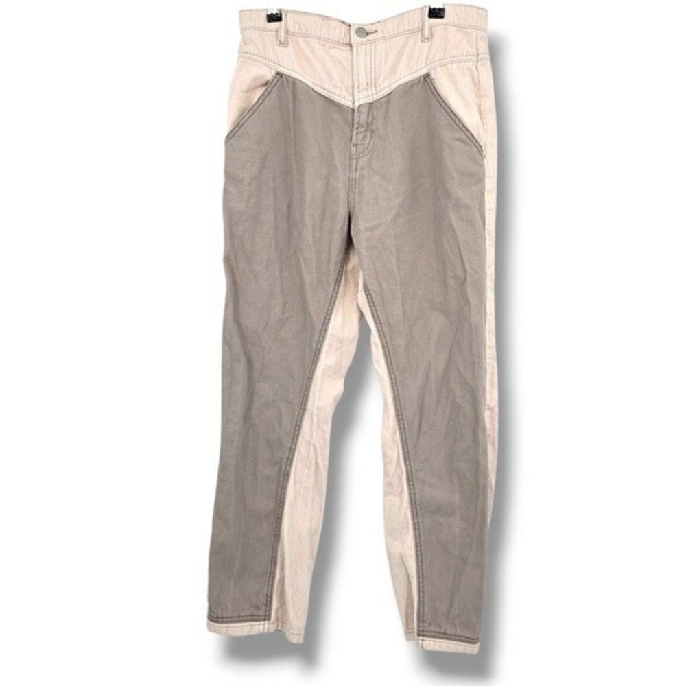 BDG Urban Outfitters Colorblock Corduroy Pants High Waist Casual Size 28